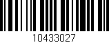 Código de barras (EAN, GTIN, SKU, ISBN): '10433027'