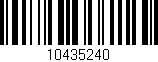 Código de barras (EAN, GTIN, SKU, ISBN): '10435240'