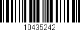 Código de barras (EAN, GTIN, SKU, ISBN): '10435242'