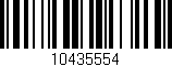 Código de barras (EAN, GTIN, SKU, ISBN): '10435554'