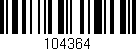 Código de barras (EAN, GTIN, SKU, ISBN): '104364'