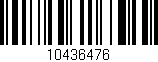 Código de barras (EAN, GTIN, SKU, ISBN): '10436476'