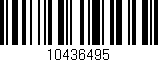 Código de barras (EAN, GTIN, SKU, ISBN): '10436495'