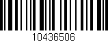 Código de barras (EAN, GTIN, SKU, ISBN): '10436506'