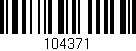 Código de barras (EAN, GTIN, SKU, ISBN): '104371'
