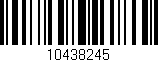 Código de barras (EAN, GTIN, SKU, ISBN): '10438245'