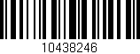 Código de barras (EAN, GTIN, SKU, ISBN): '10438246'
