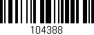 Código de barras (EAN, GTIN, SKU, ISBN): '104388'
