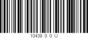 Código de barras (EAN, GTIN, SKU, ISBN): '10439_0_0_U'