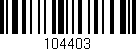 Código de barras (EAN, GTIN, SKU, ISBN): '104403'