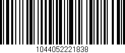 Código de barras (EAN, GTIN, SKU, ISBN): '1044052221838'