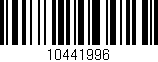 Código de barras (EAN, GTIN, SKU, ISBN): '10441996'
