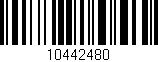 Código de barras (EAN, GTIN, SKU, ISBN): '10442480'