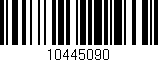 Código de barras (EAN, GTIN, SKU, ISBN): '10445090'