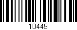 Código de barras (EAN, GTIN, SKU, ISBN): '10449'
