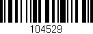 Código de barras (EAN, GTIN, SKU, ISBN): '104529'