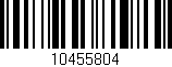 Código de barras (EAN, GTIN, SKU, ISBN): '10455804'