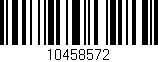Código de barras (EAN, GTIN, SKU, ISBN): '10458572'