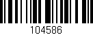 Código de barras (EAN, GTIN, SKU, ISBN): '104586'