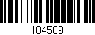 Código de barras (EAN, GTIN, SKU, ISBN): '104589'