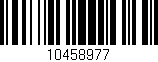 Código de barras (EAN, GTIN, SKU, ISBN): '10458977'