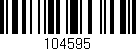 Código de barras (EAN, GTIN, SKU, ISBN): '104595'