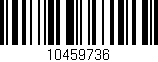 Código de barras (EAN, GTIN, SKU, ISBN): '10459736'