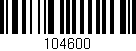 Código de barras (EAN, GTIN, SKU, ISBN): '104600'