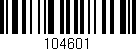 Código de barras (EAN, GTIN, SKU, ISBN): '104601'
