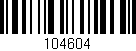 Código de barras (EAN, GTIN, SKU, ISBN): '104604'