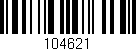 Código de barras (EAN, GTIN, SKU, ISBN): '104621'