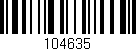 Código de barras (EAN, GTIN, SKU, ISBN): '104635'