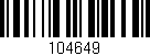 Código de barras (EAN, GTIN, SKU, ISBN): '104649'