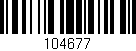 Código de barras (EAN, GTIN, SKU, ISBN): '104677'