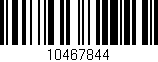 Código de barras (EAN, GTIN, SKU, ISBN): '10467844'