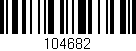 Código de barras (EAN, GTIN, SKU, ISBN): '104682'