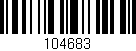 Código de barras (EAN, GTIN, SKU, ISBN): '104683'