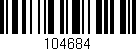 Código de barras (EAN, GTIN, SKU, ISBN): '104684'