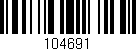 Código de barras (EAN, GTIN, SKU, ISBN): '104691'