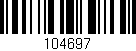 Código de barras (EAN, GTIN, SKU, ISBN): '104697'