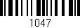 Código de barras (EAN, GTIN, SKU, ISBN): '1047'