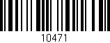 Código de barras (EAN, GTIN, SKU, ISBN): '10471'