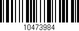 Código de barras (EAN, GTIN, SKU, ISBN): '10473984'