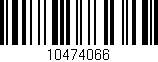 Código de barras (EAN, GTIN, SKU, ISBN): '10474066'
