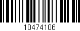 Código de barras (EAN, GTIN, SKU, ISBN): '10474106'