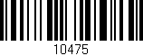 Código de barras (EAN, GTIN, SKU, ISBN): '10475'