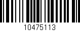 Código de barras (EAN, GTIN, SKU, ISBN): '10475113'