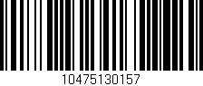 Código de barras (EAN, GTIN, SKU, ISBN): '10475130157'