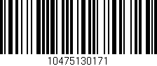 Código de barras (EAN, GTIN, SKU, ISBN): '10475130171'