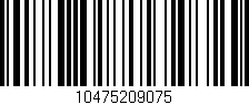 Código de barras (EAN, GTIN, SKU, ISBN): '10475209075'